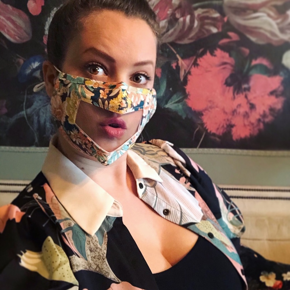 Handmade Floral Window Mask